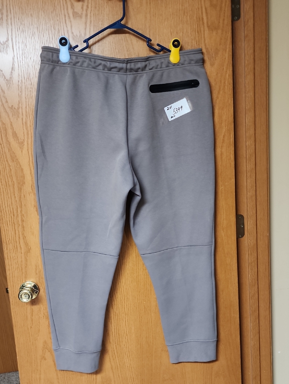 Reebok Gray Jogger Sweatpants mens 2XL number 5399
